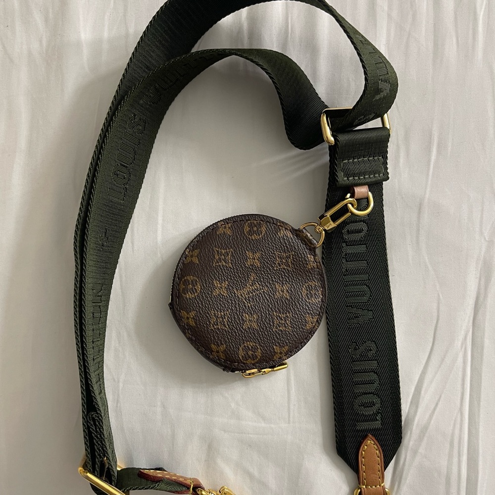 Louis Vuitton Monogram Multi-Pochette Accessoires Bandouliere Strap & Coin Pouch